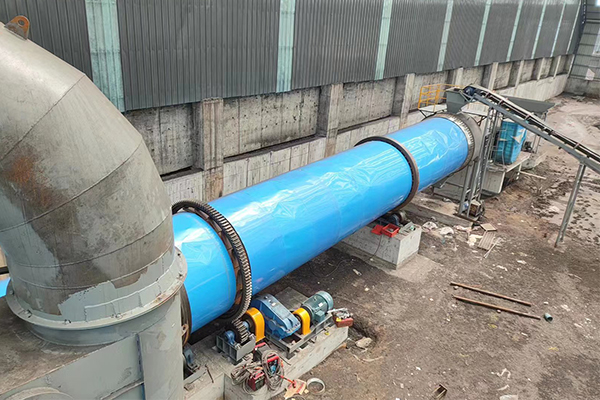 內蒙古700噸煤泥烘干機項目實拍現場