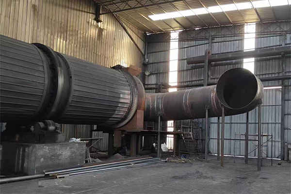 陜西神木煤泥烘干機項目改造施工實拍現場