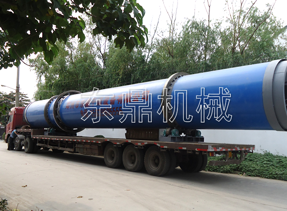 平頂山粉煤灰烘干機發貨現場