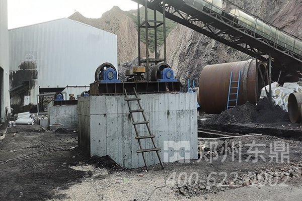 山西盛基煤泥干燥設備安裝現場