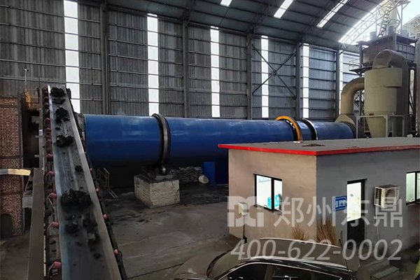山西府谷煤泥干燥設備生產線運行現場