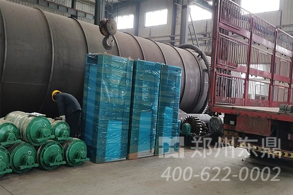 山西應縣煤泥烘干機生產線發貨