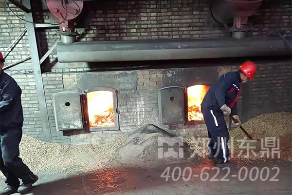 陜西煤泥烘干機項目試運行現場