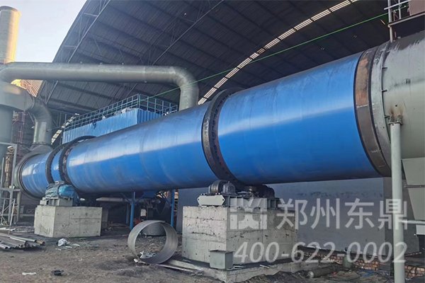 內蒙古伊旗大型煤泥烘干機項目安裝現場
